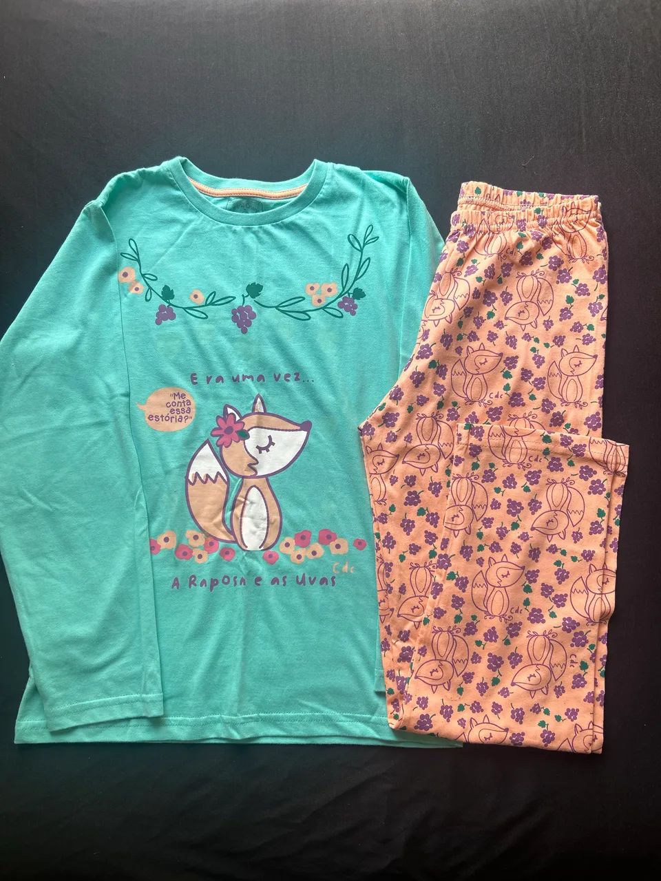 Pijama longo infantil 