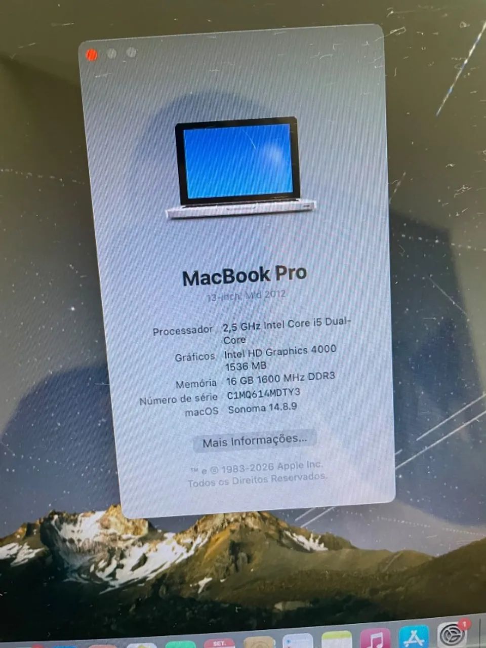 Macbook Pro 2012 16GB RAM 256SSD - Foto 3