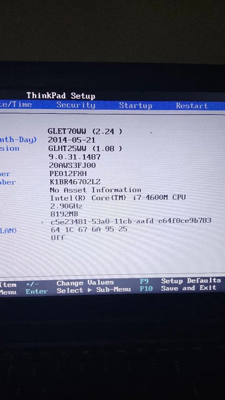 Notebook Lenovo Tinkpad T440P