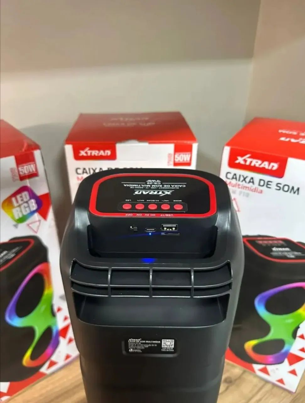 ? CAIXA DE SOM BLUETOOTH 50W RGB ? - Foto 3