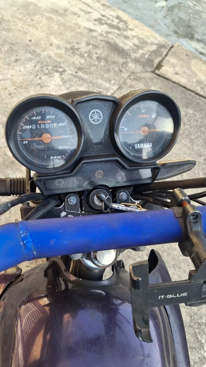 Moto Yamaha Factor YBR 125CC Roxa  - Foto 5
