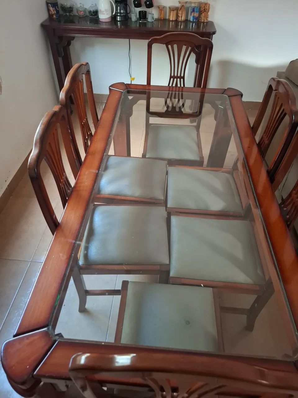 Mesa de madeira 6 lugares - Foto 3