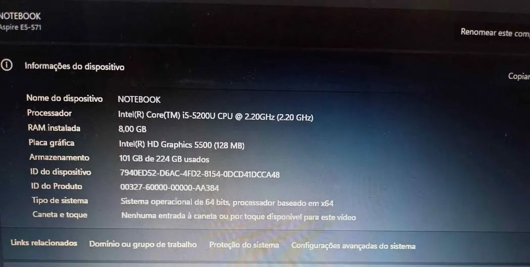 Vendo notebook Acer bateria boa  - Foto 4