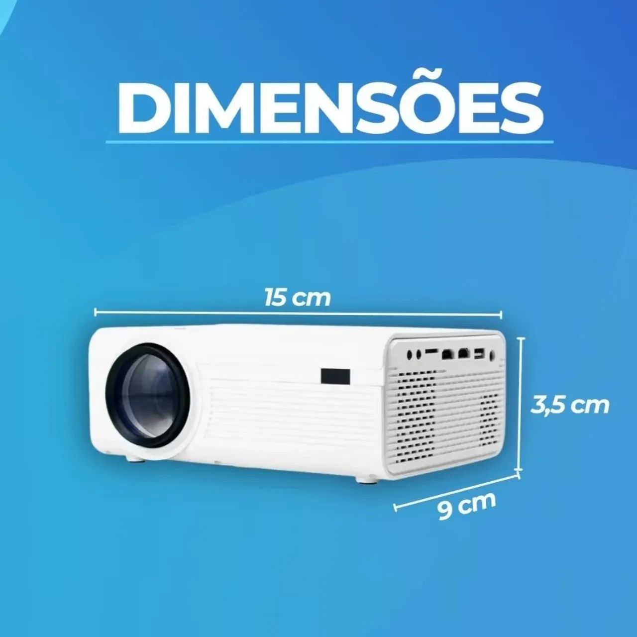 Projetor KNUP 1800 Lumens - Foto 6