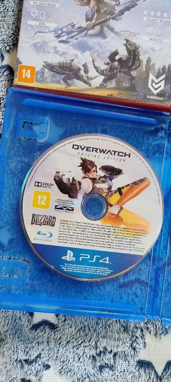 Overwatch PS4 original sem capa