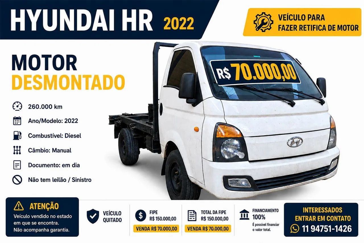 Hyundai Hr HR 2.5 TCI Diesel (RS/RD) 2022