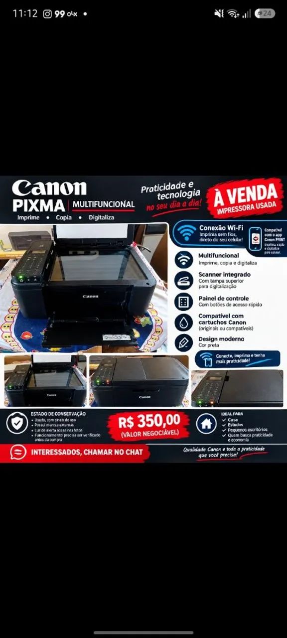 Impressora Canon 