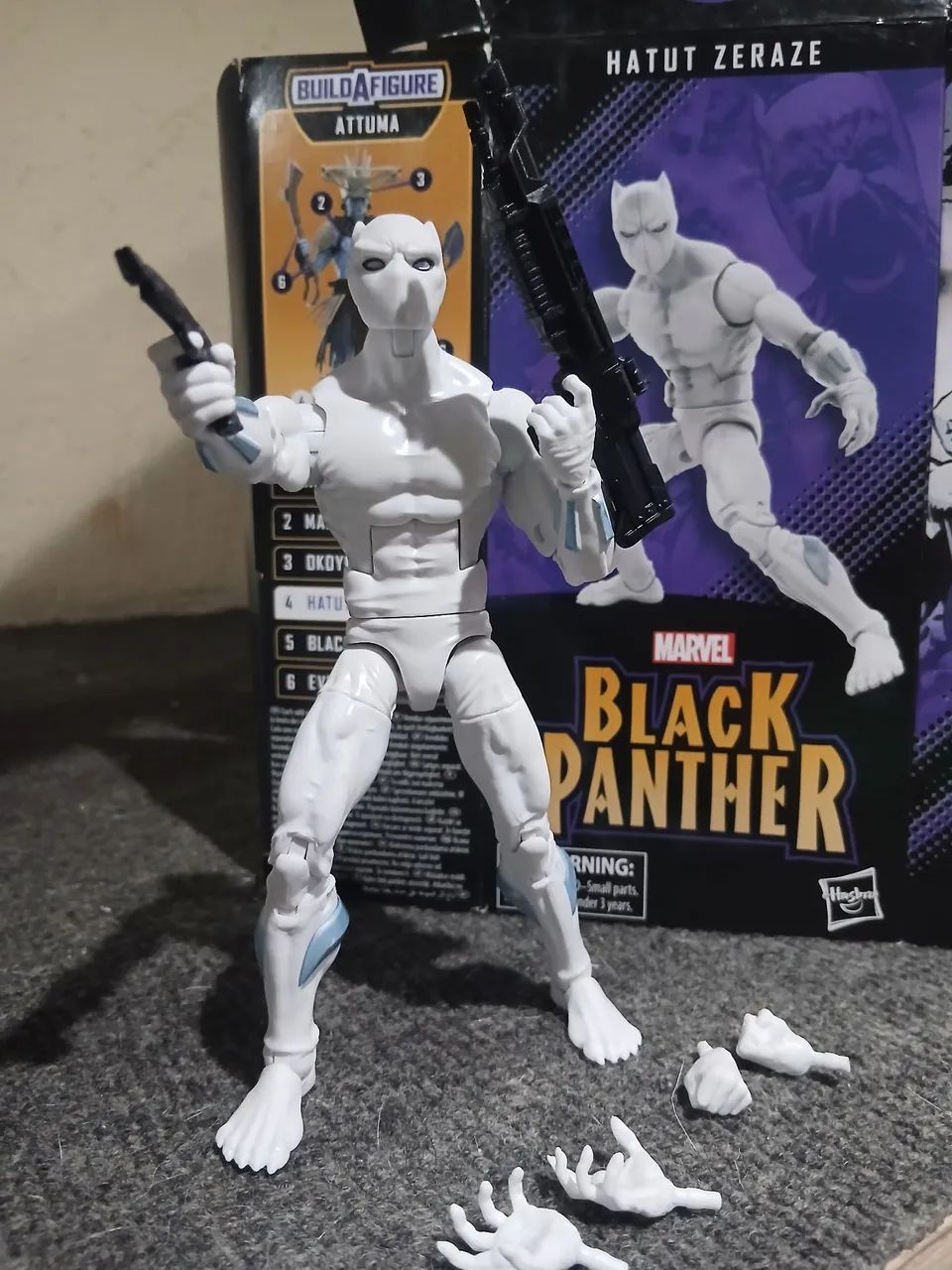 Pantera Negra Black Panther Hatut Zeraze Marvel Legends 