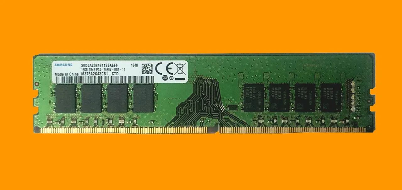 Memória RAM 16GB (1×16) DDR4 Samsung 2666mhz - Memória RAM
