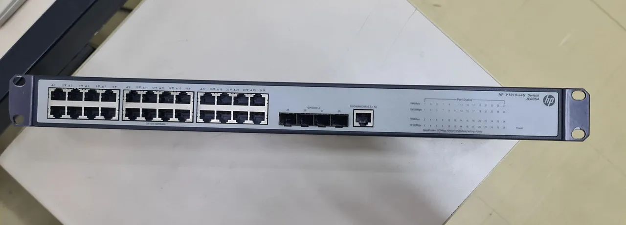 Switch HP Gigabit 24 portas
