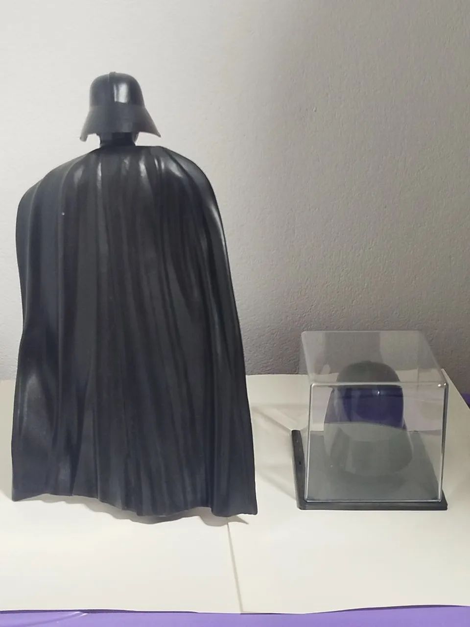 Star Wars Darth Vader Raro em PVC e capacete  - Foto 4