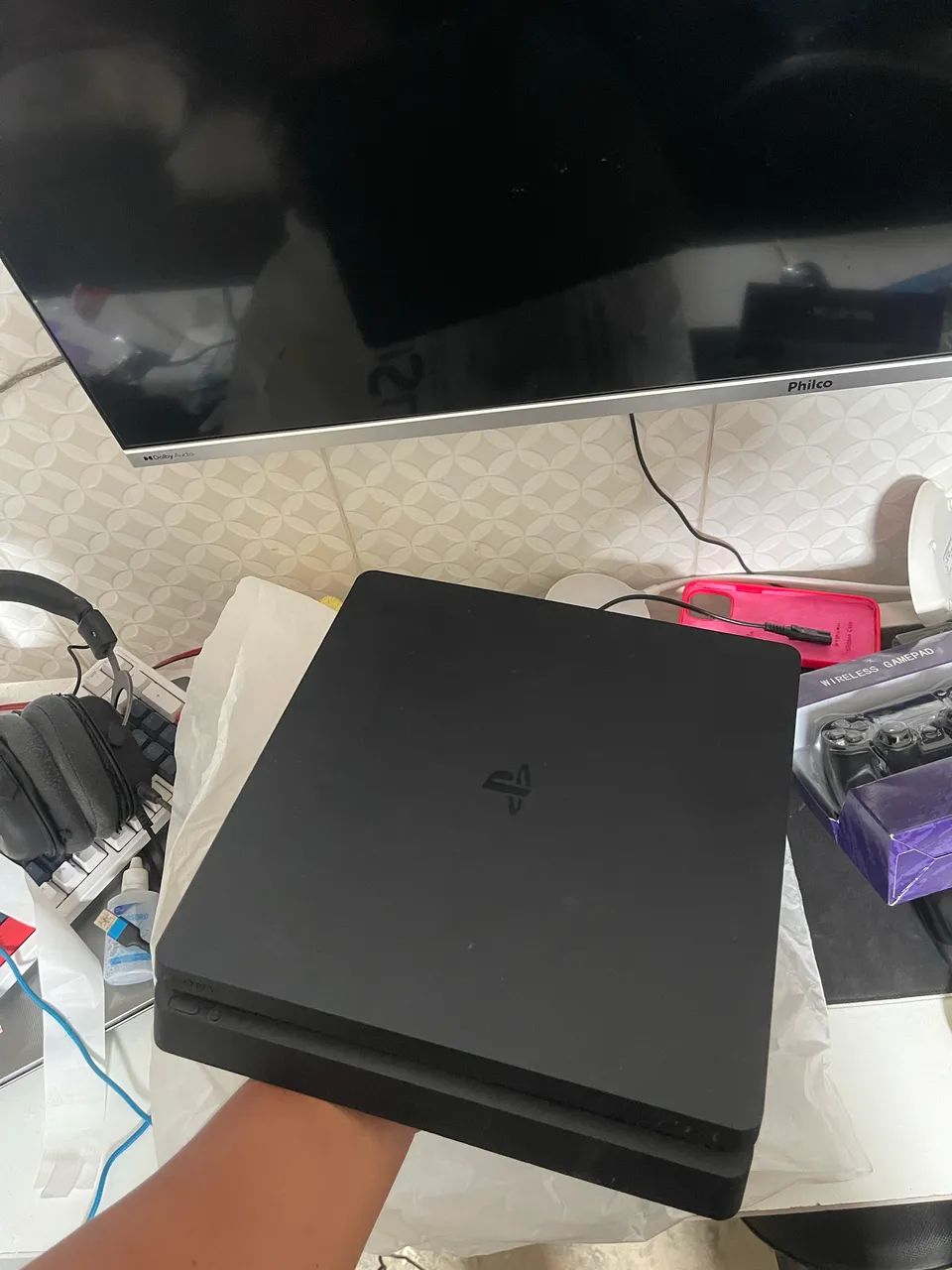 Ps4 slim desbloqueado cheio de jogos 