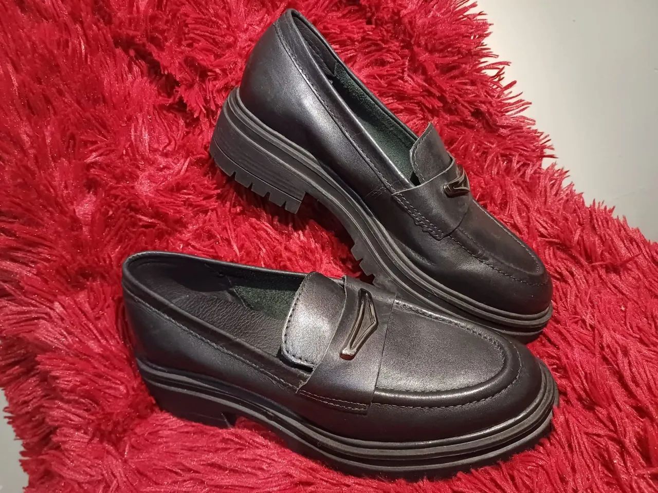 mocassim bottero preto couro 37 - Foto 2
