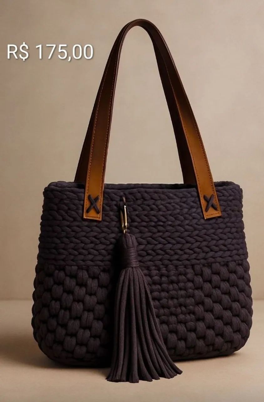 Vendo bolsas de crochê artesanal