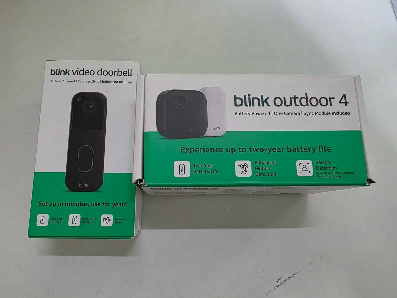 Campainha Blink + Câmera HD + Módulo Sinc. - Importado dos EUA