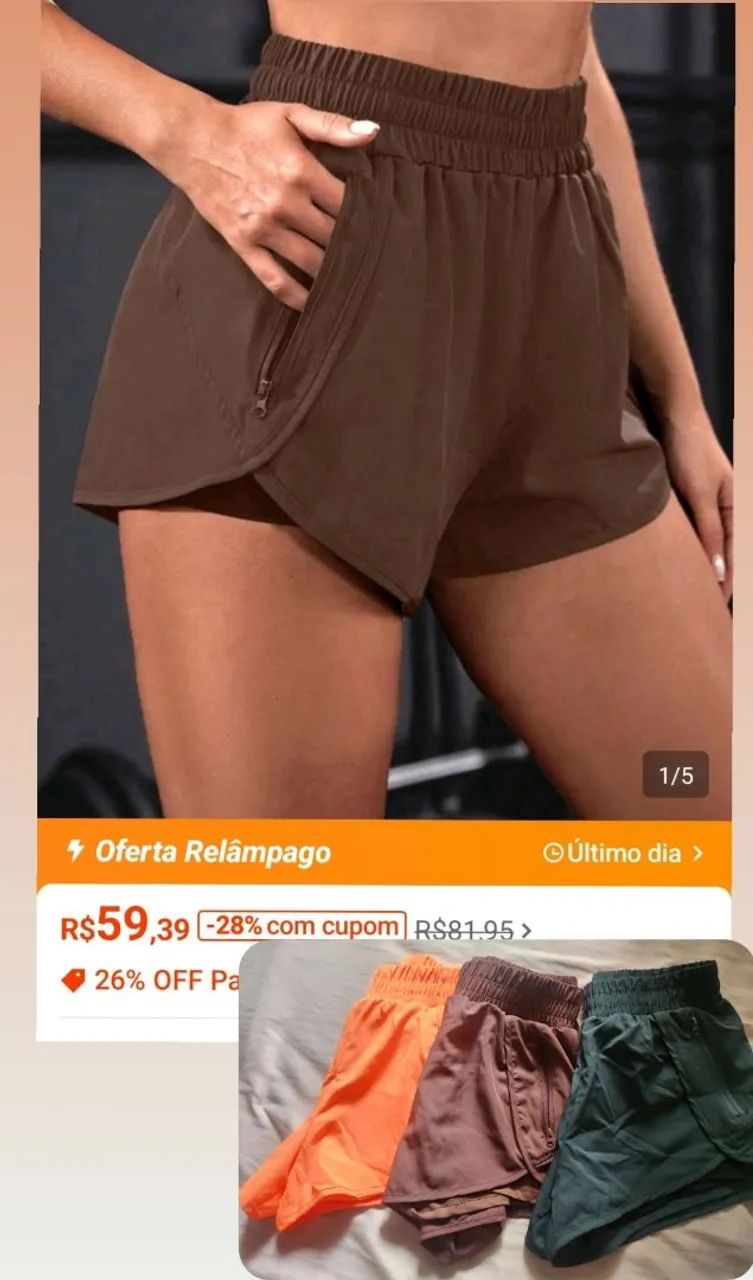 Short shein - 03 unidade  - Foto 3