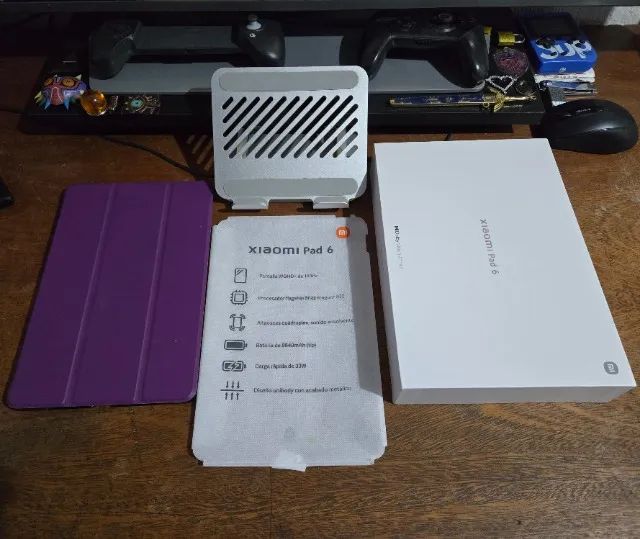 Só venda Tablet Gamer Xiaomi Pad 6 11" IPS 2.8K 144 Hz  6/128 GB Carregador33W+Capa+Caixa - Foto 5