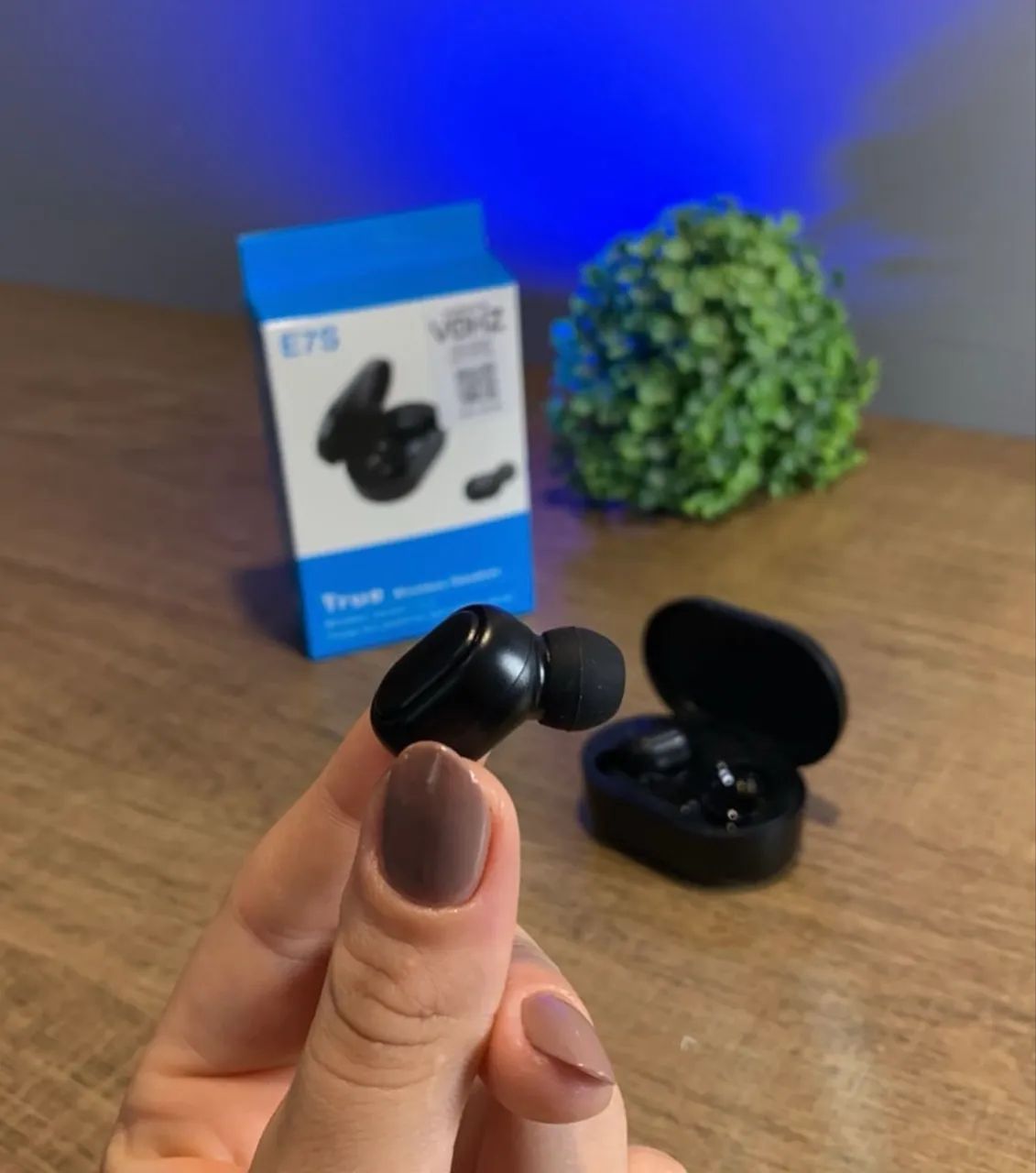 Fone de ouvido sem fio com painel digital - bluetooth  - Foto 3