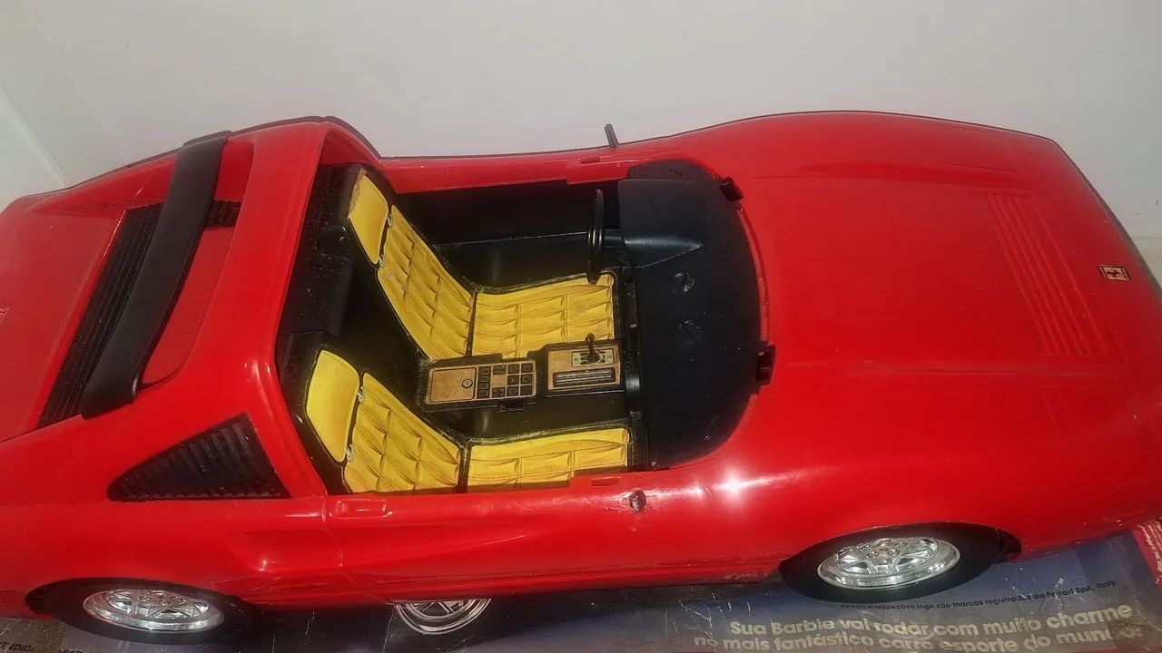 Carro Ferrari da boneca barbie estrela com caixa - Foto 2