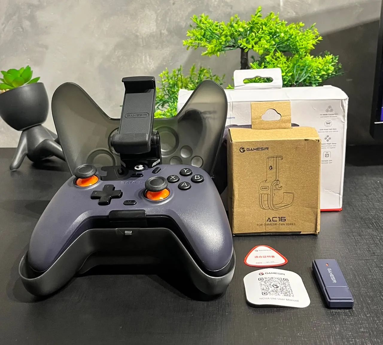 Controle GameSir T4 Nova Lite + Suporte de celular  - Foto 3