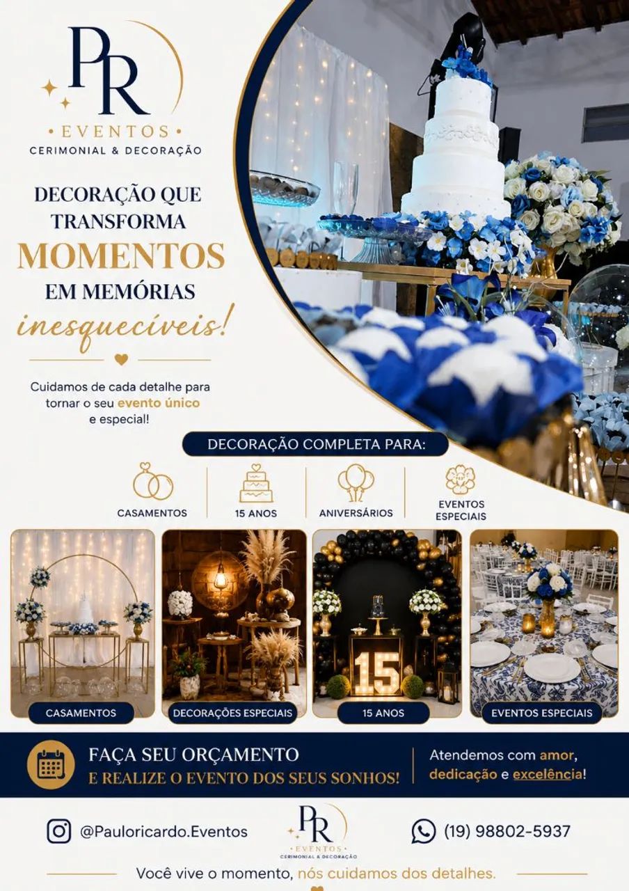 Decoração festas e eventos 