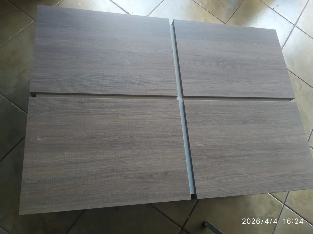 Escrivaninha modular em L com mesa de centro - Foto 4