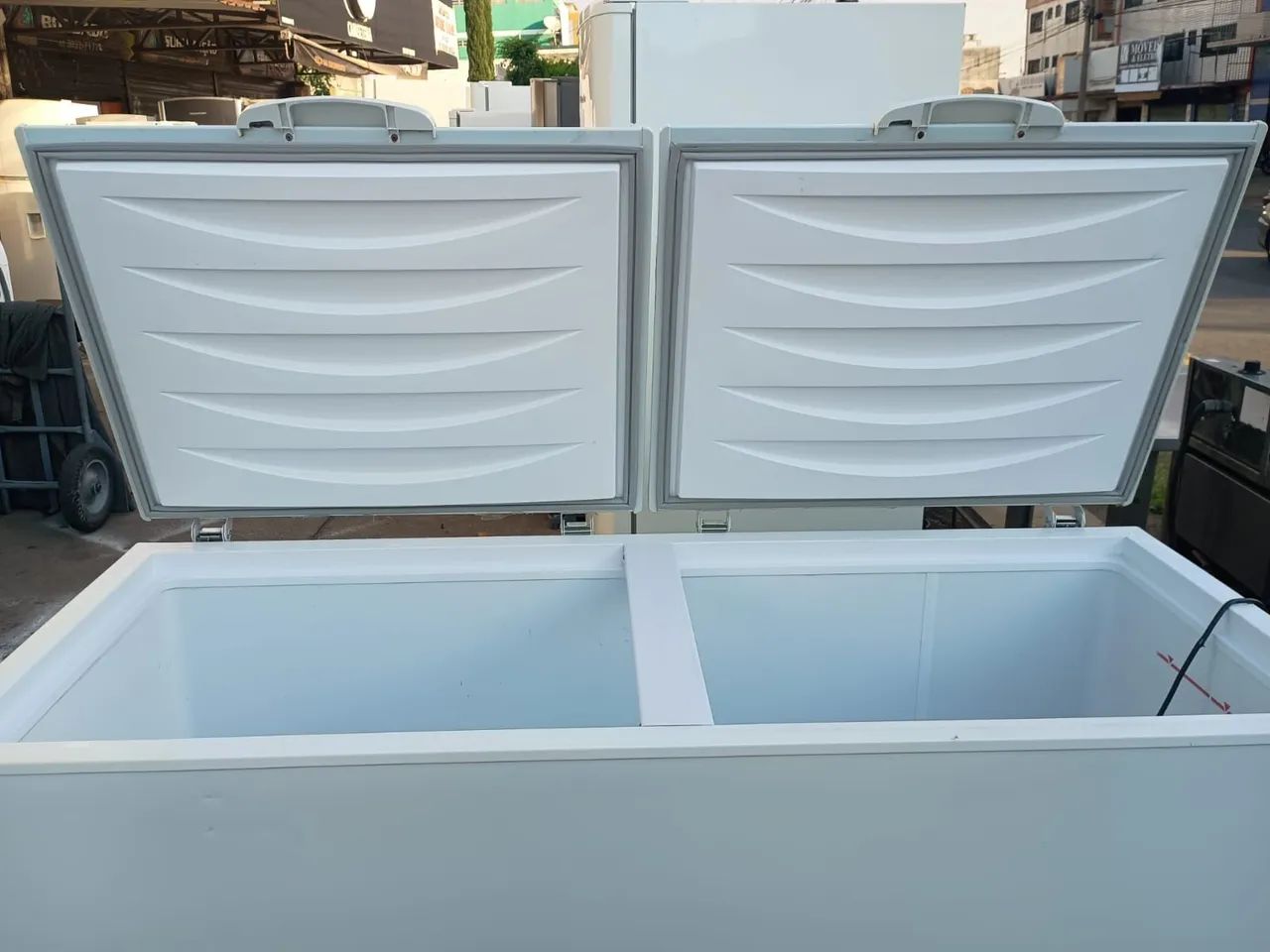 Frezer 2 portas gelopar 532 litros garantia 3 mes semi novo
