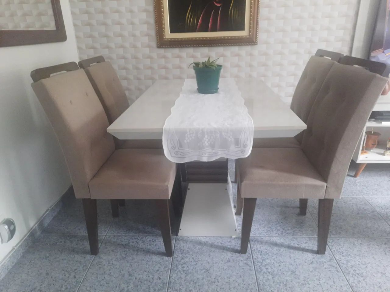 Mesa retangular  4 lugares