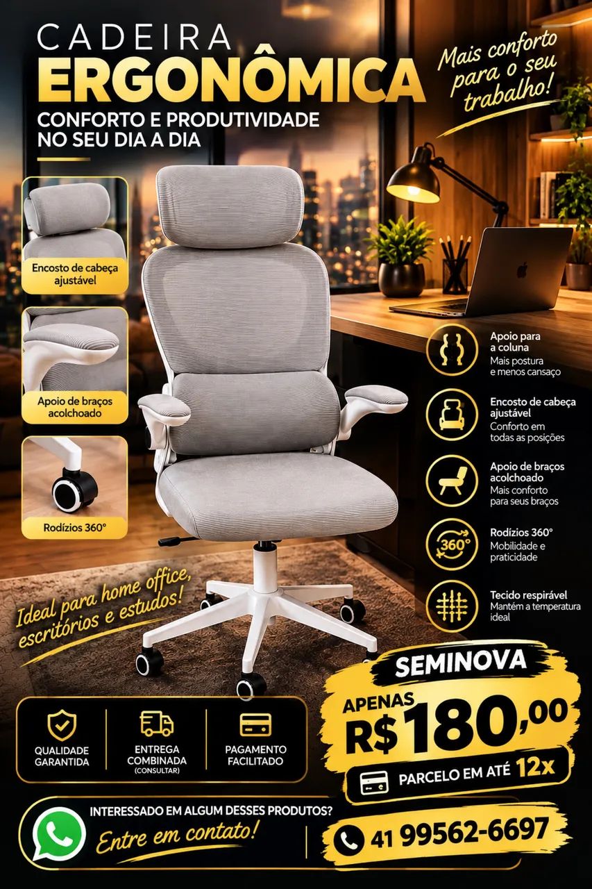 CADEIRA ERGONÔMICA