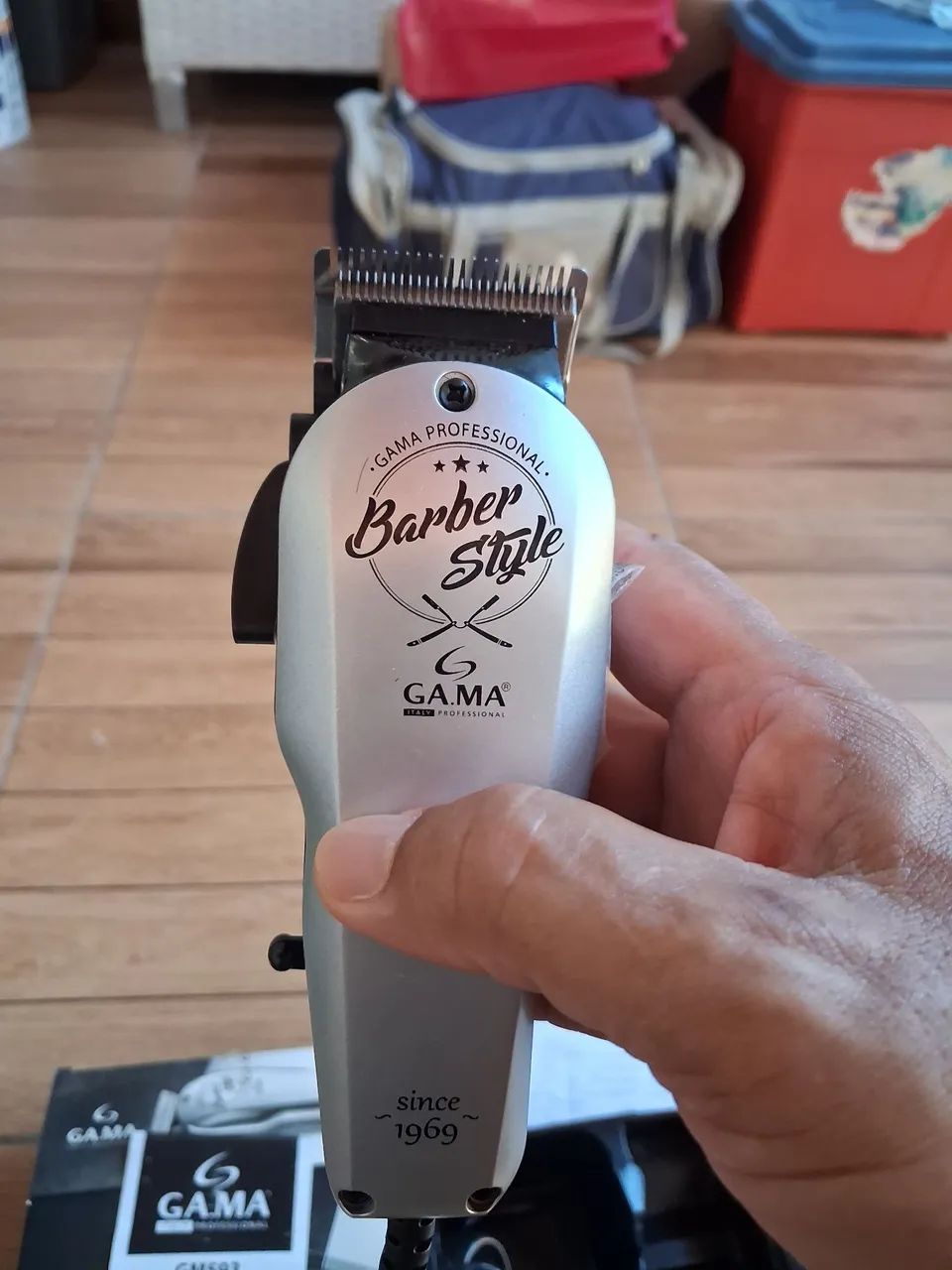 Máquina GAMA Italy Barber Style 110V - Nova, usada 1x - Foto 2
