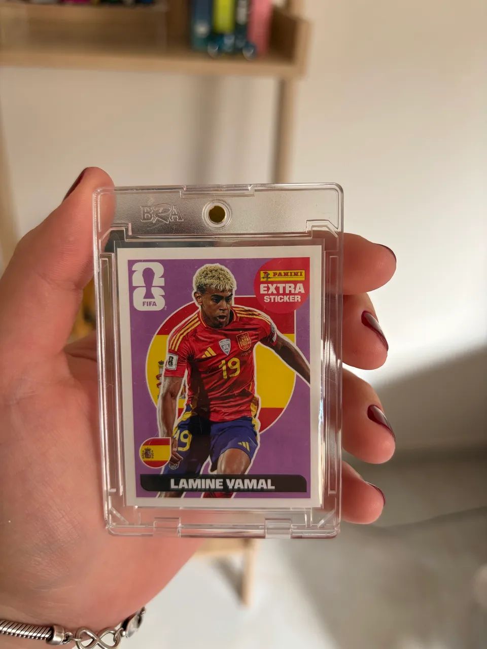 Figurinha Legend Lamine Yamal - Roxa