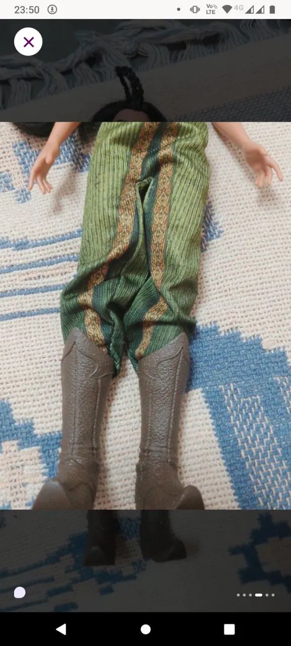 Boneca Disney princesa Raya  - Foto 5