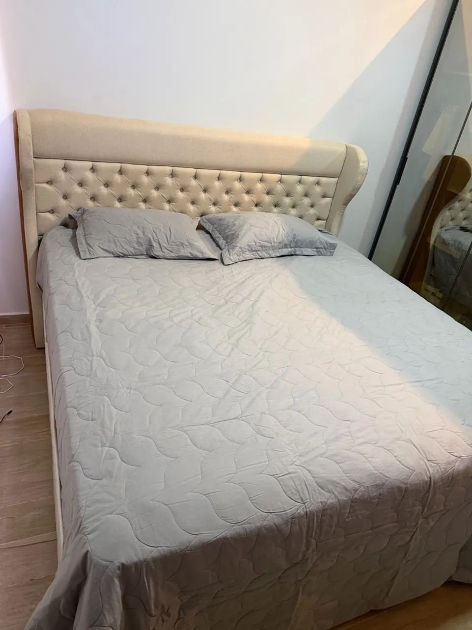 Cama super king com cabeceira  - Foto 2