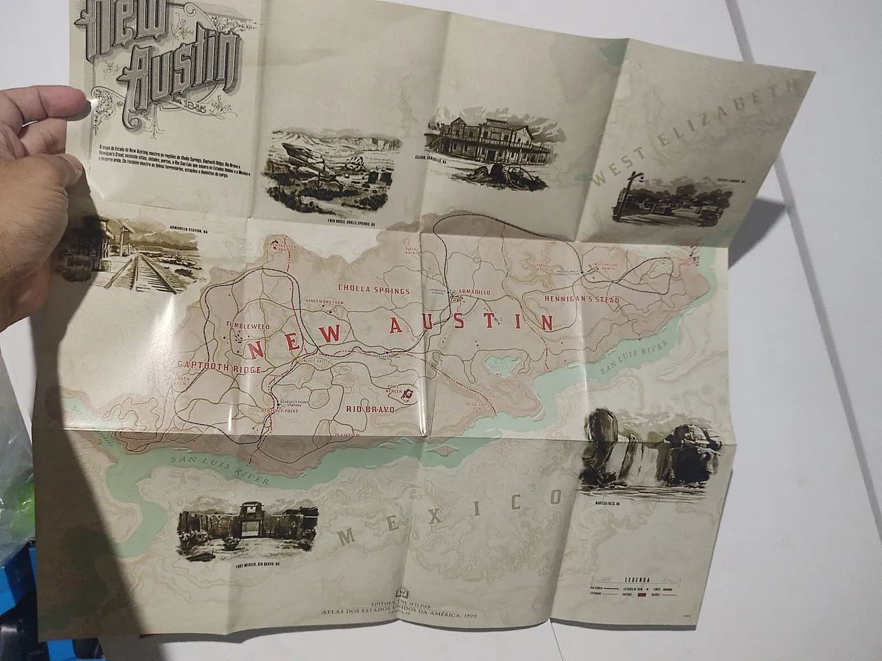 Mapa Red Dead Redemption 2 Original  - Foto 2