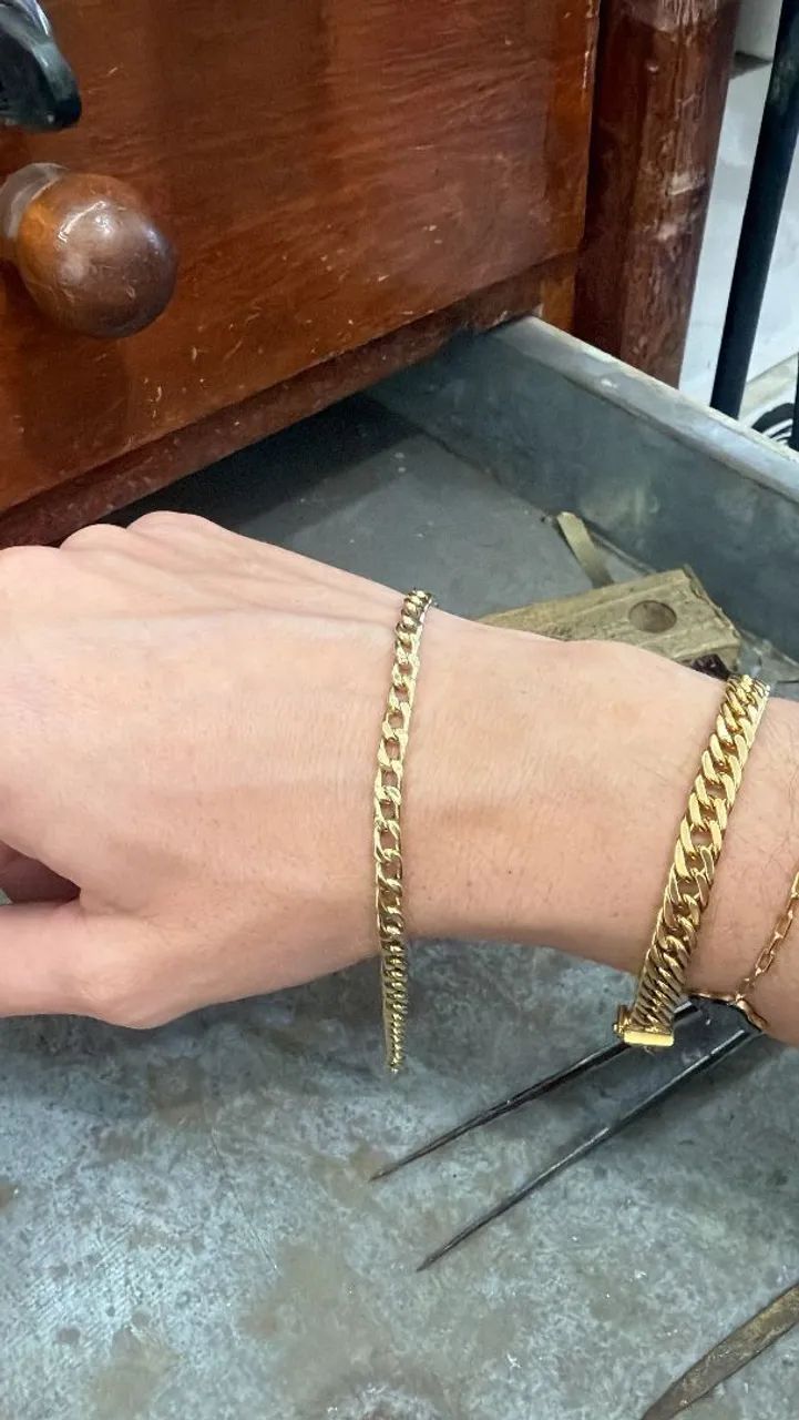 Pulseira ouro 18k de fábrica 480 o grama