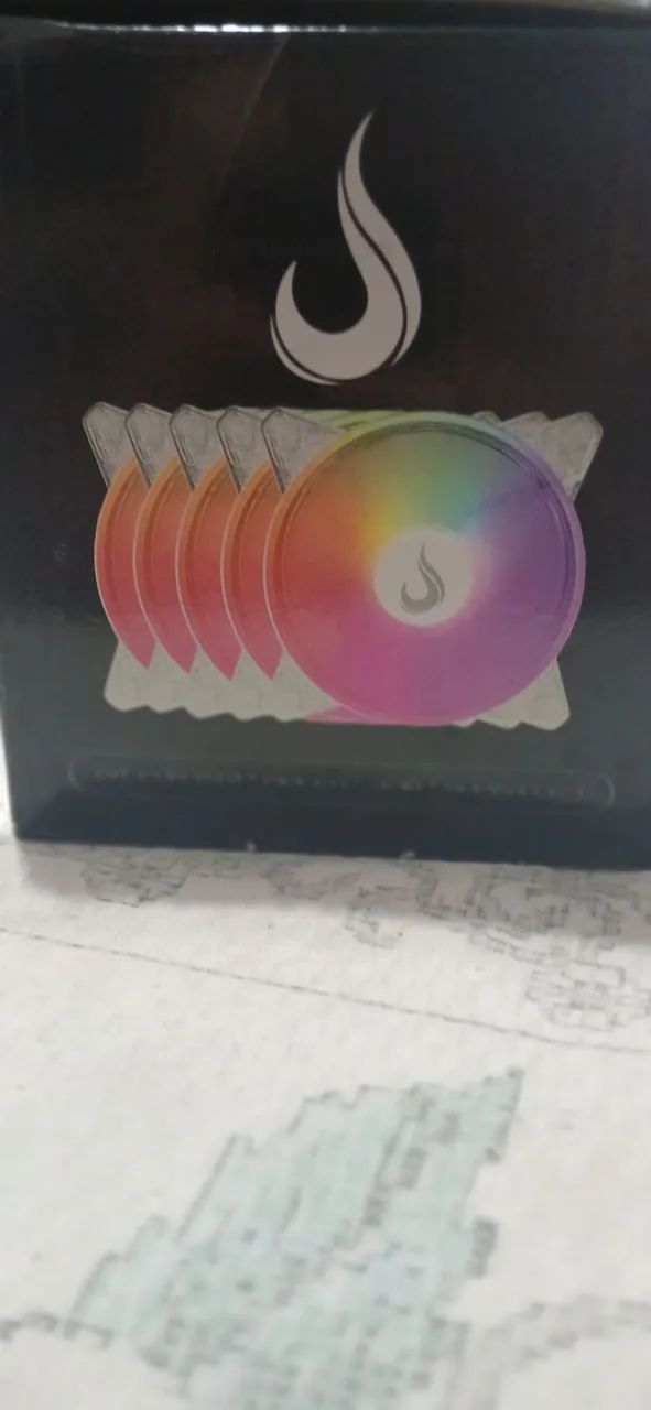 Kit 5 fans risemode vem com controle - Foto 5