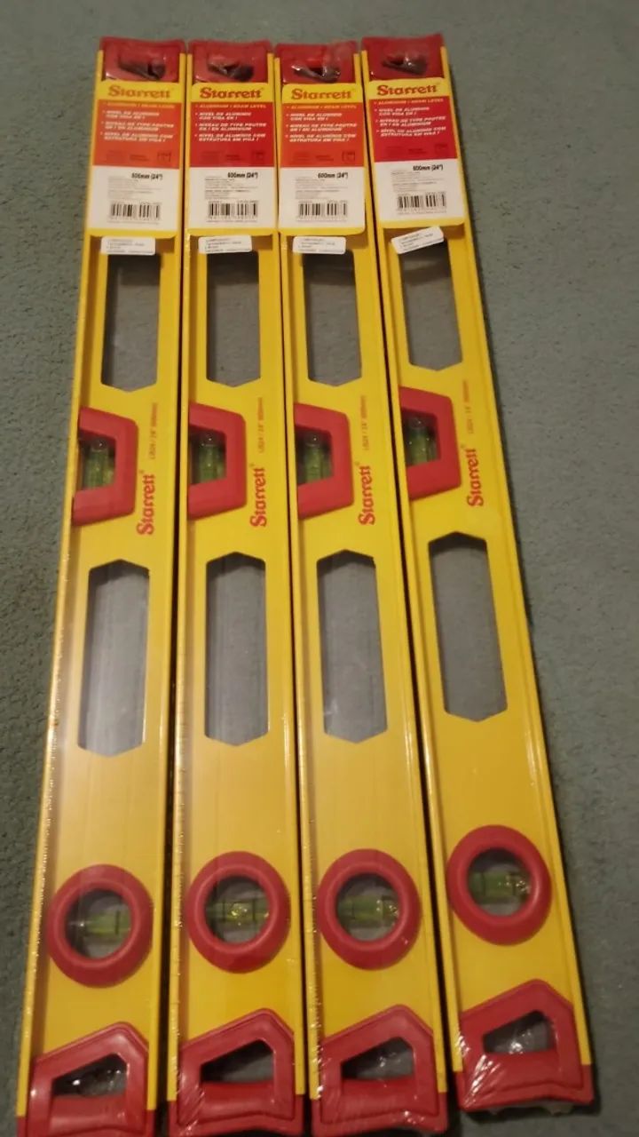 Nível de Alumínio Tipo Viga I 600mm (24?) - Starrett