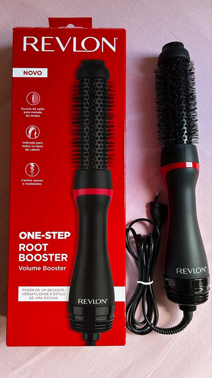 Escova Secadora Revlon One-Step Root Booster - Estado de Nova