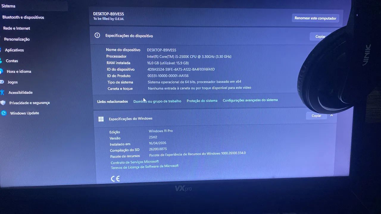 Troco pc completo por ps5 e volto 2.500