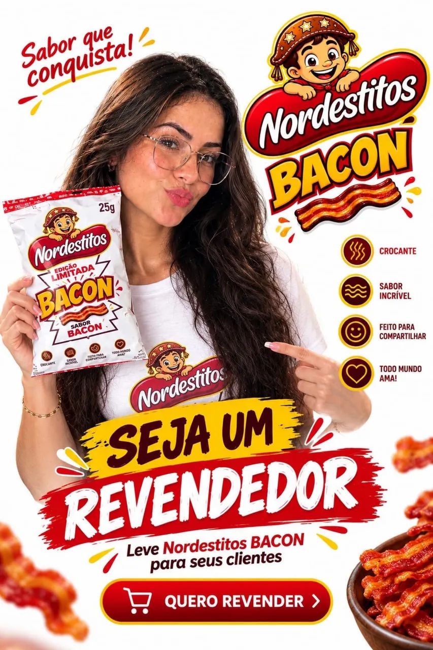 Salgadinho de Beicon  - Foto 3