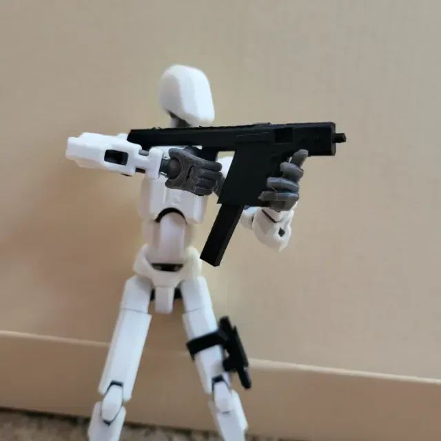 KIT 5 bonecos dummy articulados  com armas  - Foto 2