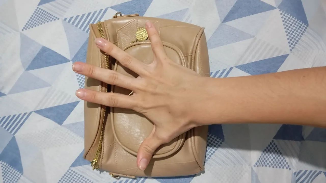 Bolsa feminina bege - Foto 2