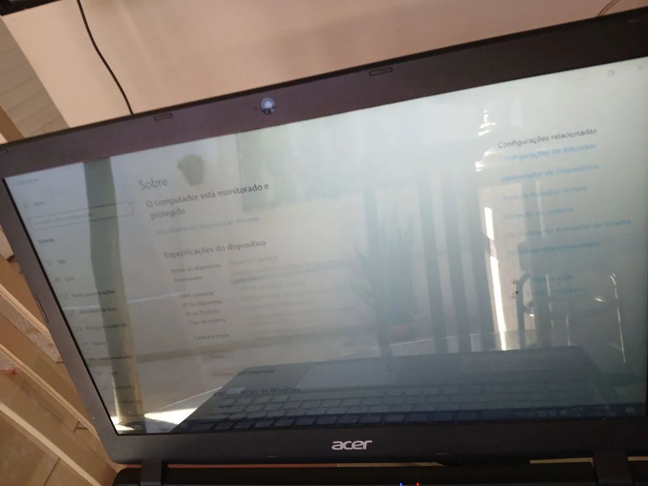 Notebook acer 