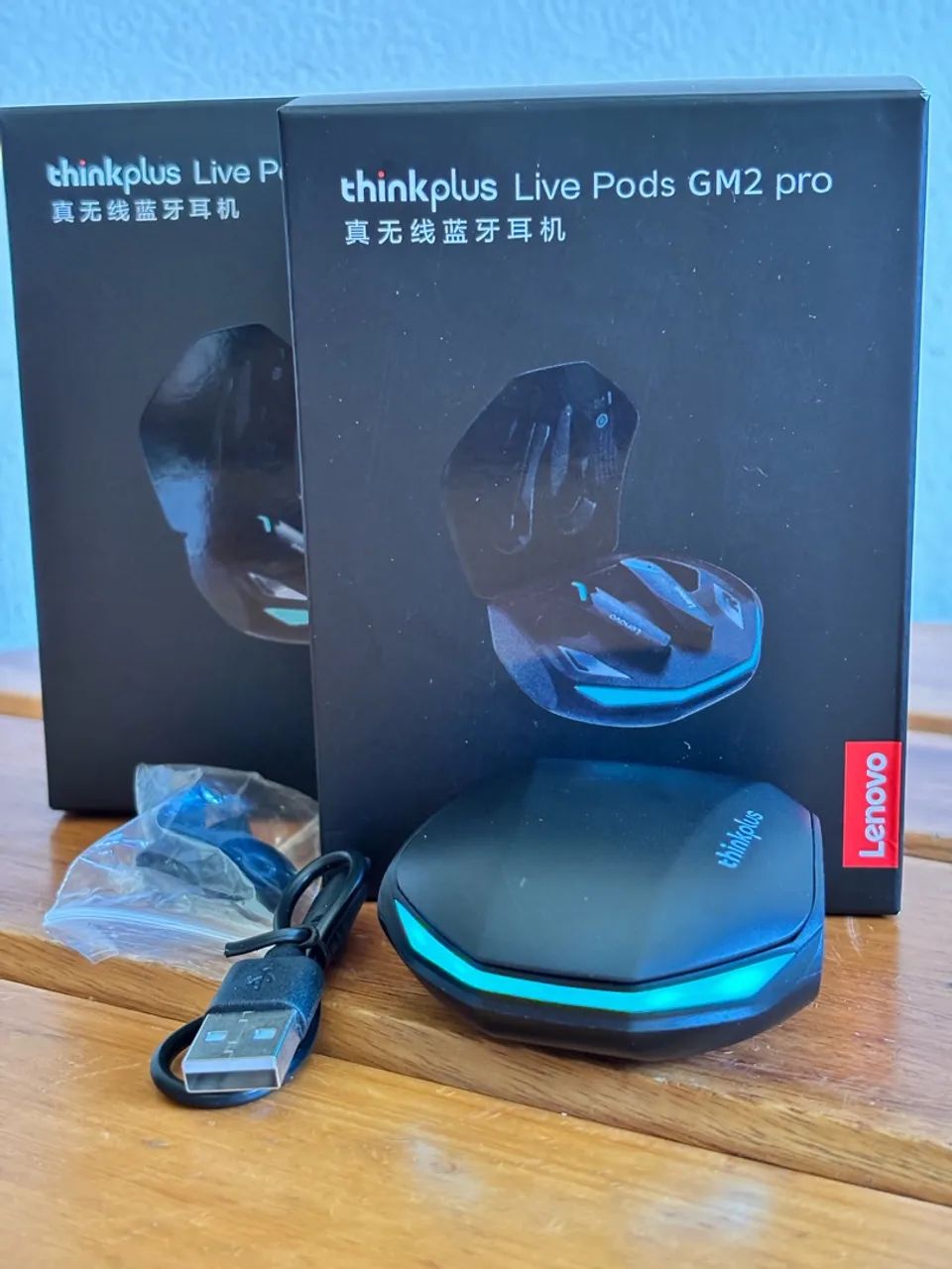 Fone Bluetooth Lenovo gm2 pro  - Foto 2