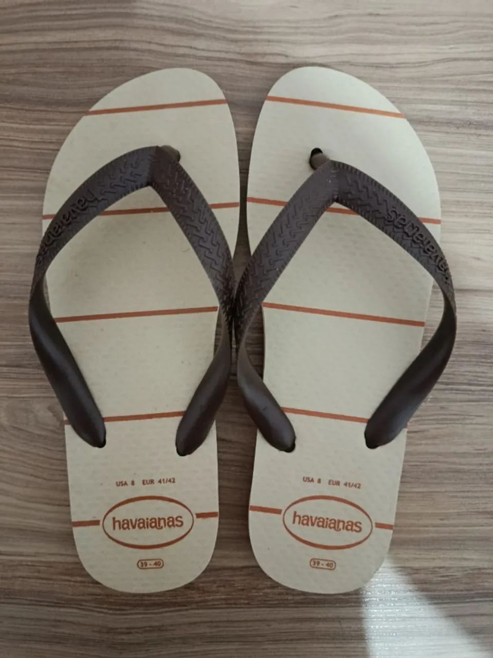 Chinelo Havaianas Color Essential Areia 39-40
