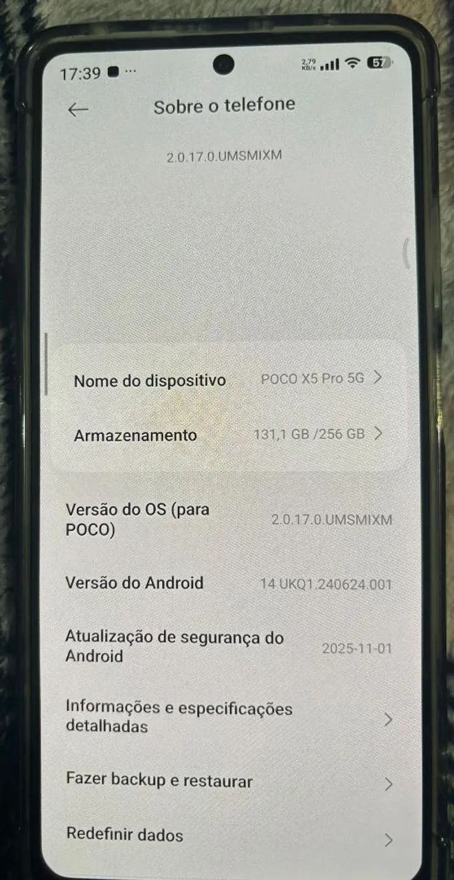 POCO X5 Pro 5G 256GB - Muito Conservado - Foto 3