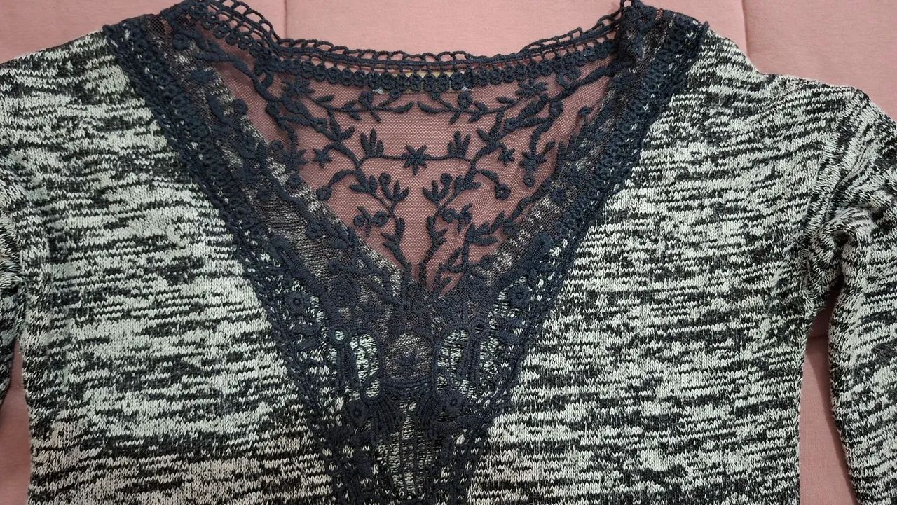 Linda blusa em tricô da Eclectic - Foto 4