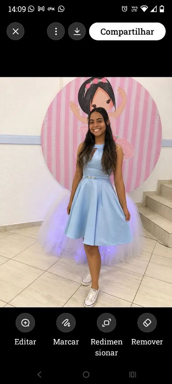 Vestido azul - Foto 2