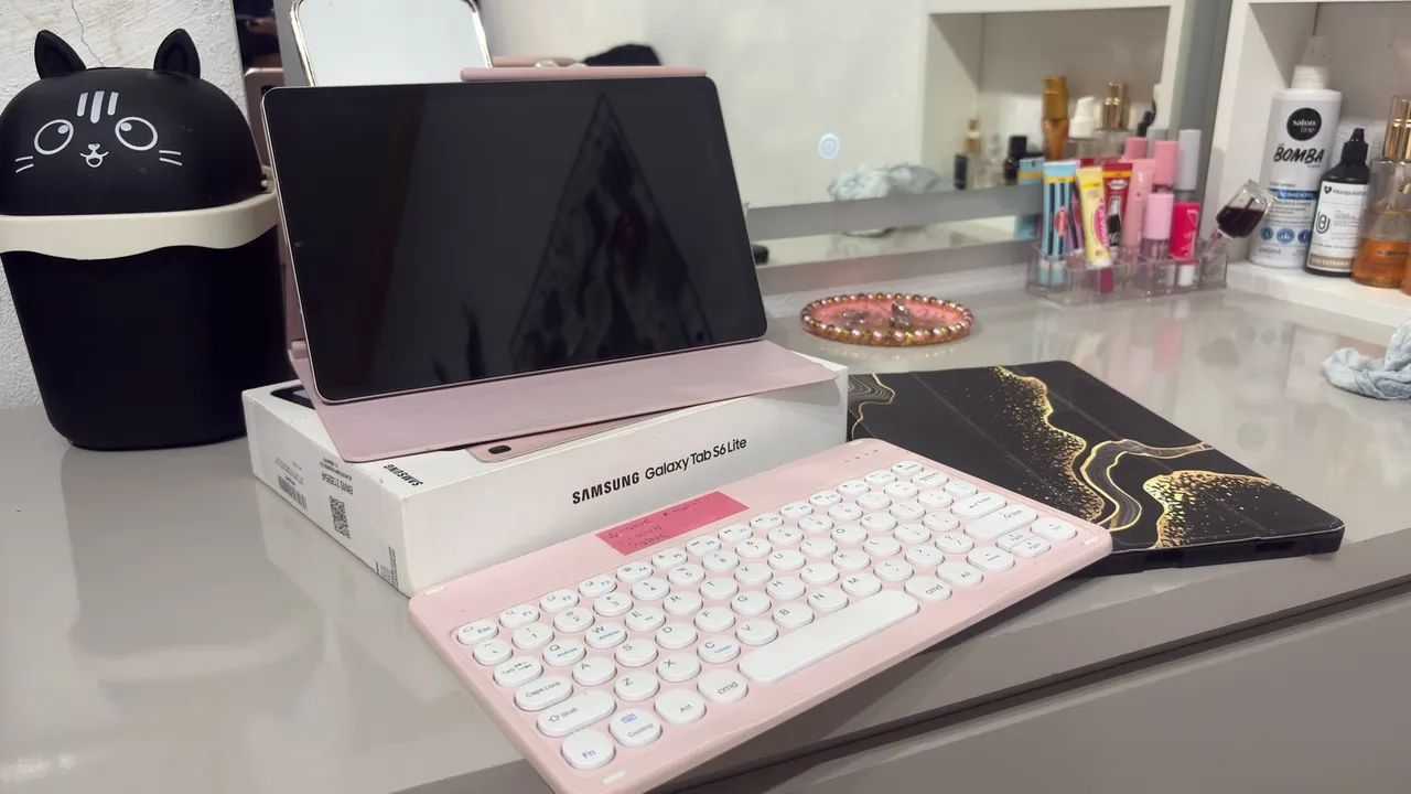 Tab S6 lite 64gb Semi novo + caixa + acessórios  - Foto 4