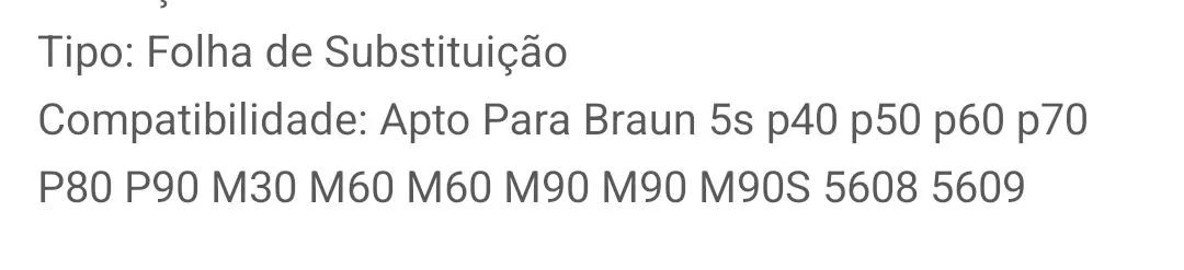 Substituição kit barbeador Braun  - Foto 3